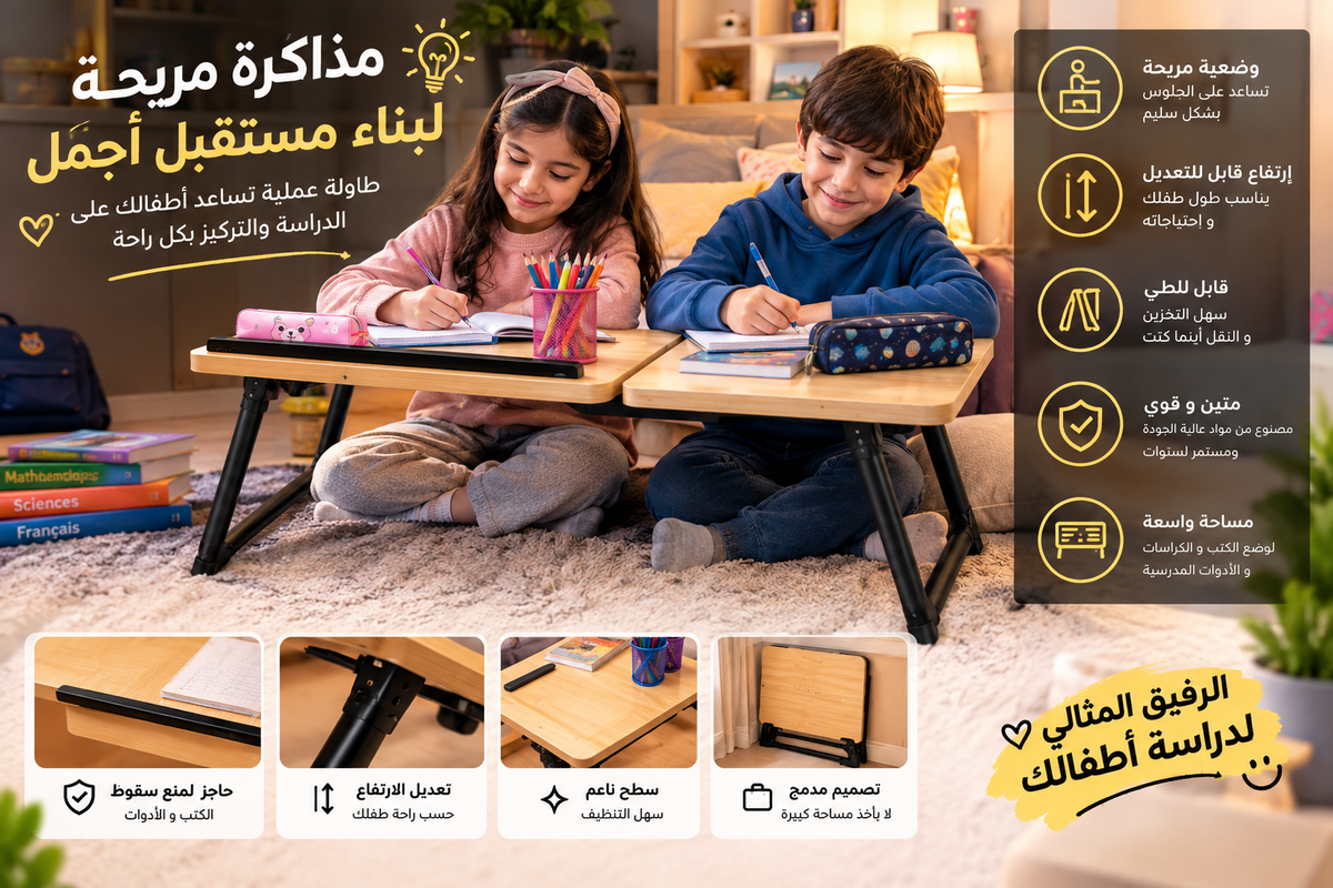 table confortable -ajustable